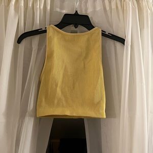 COTTON ON ribbed crop tank top